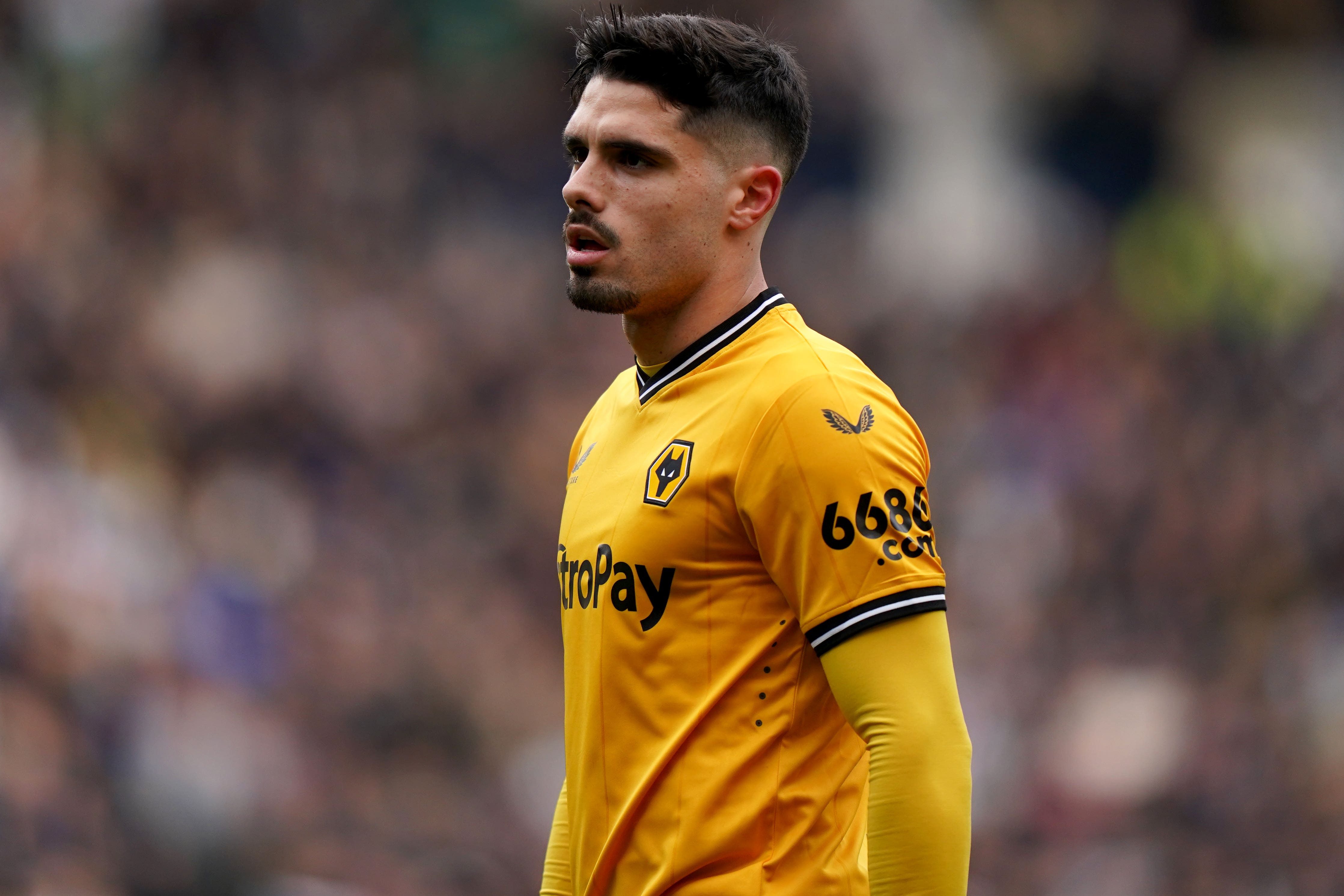 Pedro Neto in action for Wolves.