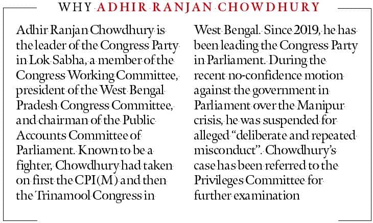 Why Adhir Ranjan Chowdhury