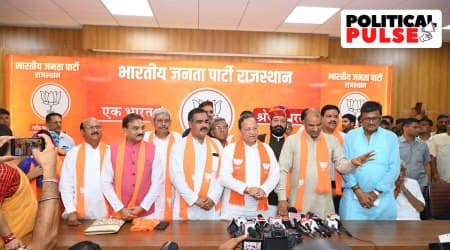 Rajasthan polls looming, BJP inducts 23 leaders as it looks to regain ground in Gujjar, tribal belts
